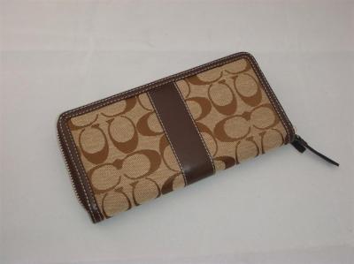 discounted coach wallets - 6k12 coffee/apricot